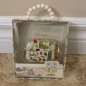 Italy Themed AirPods Pro Case NEW  Poppy Rome Italia Venice Pisa